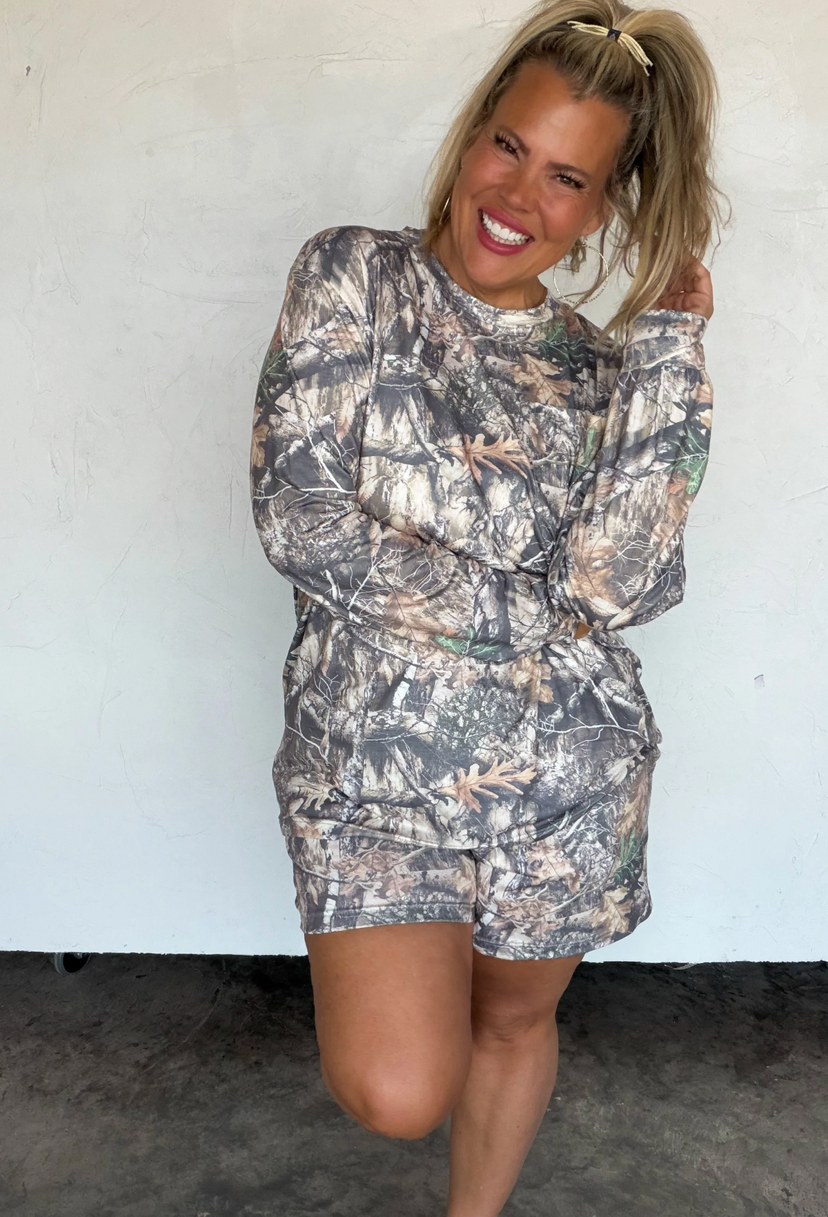 *PREORDER* COZY IN CAMO LOUNGE SET