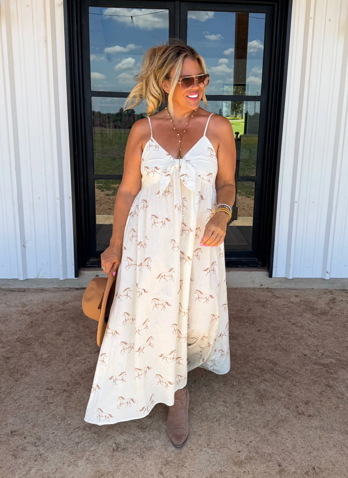 *PREORDER* WESTERN CHARM MAXI DRESS - THREE COLORS