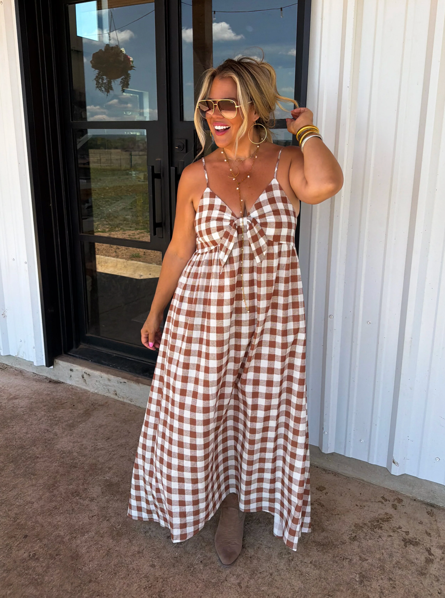 *PREORDER* WESTERN CHARM MAXI DRESS - THREE COLORS