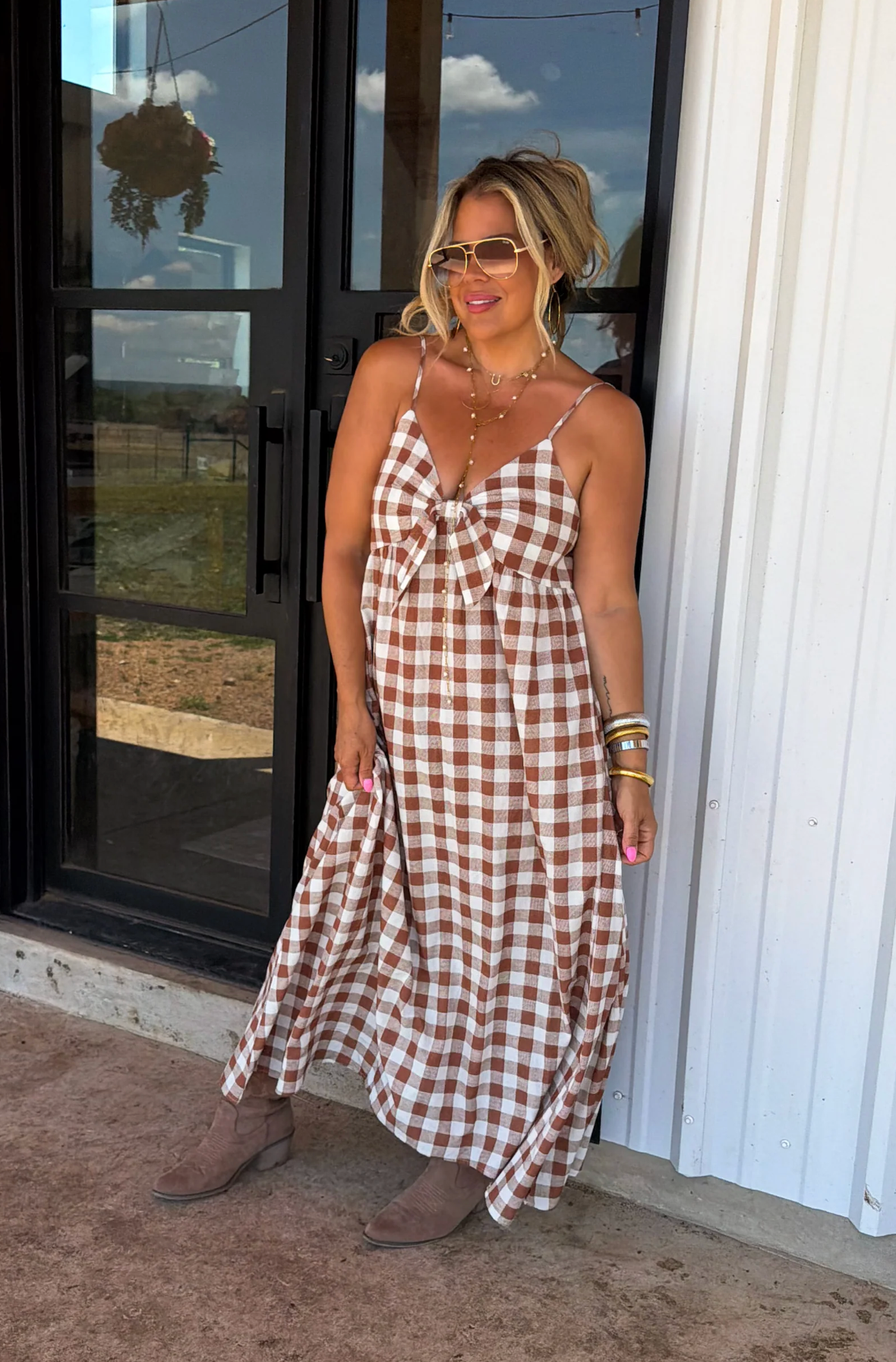 *PREORDER* WESTERN CHARM MAXI DRESS - THREE COLORS