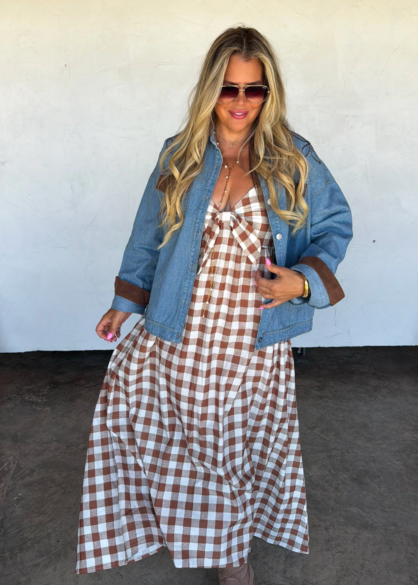*PREORDER* WESTERN CHARM MAXI DRESS - THREE COLORS