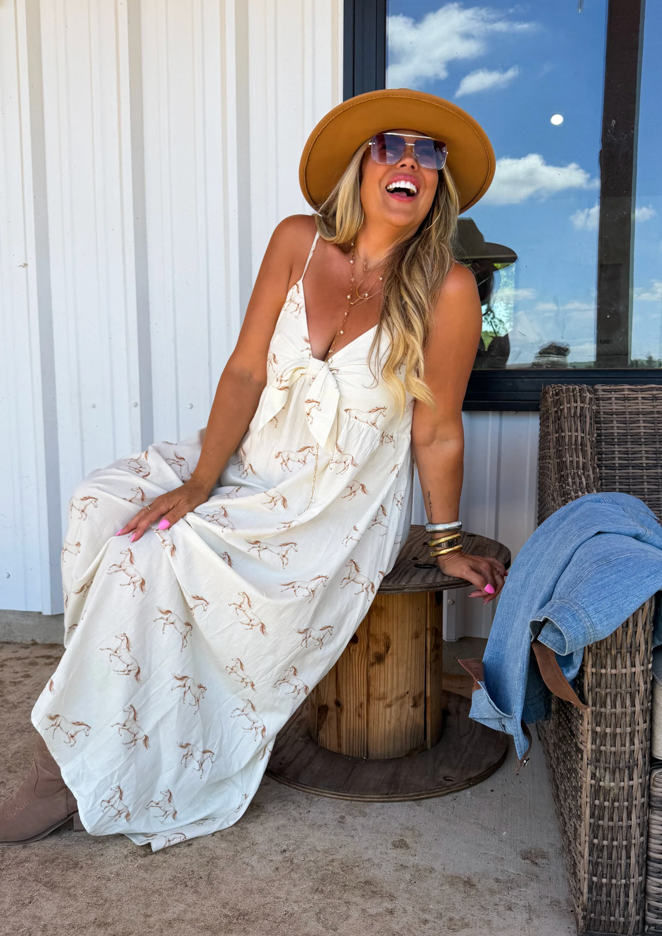 *PREORDER* WESTERN CHARM MAXI DRESS - THREE COLORS