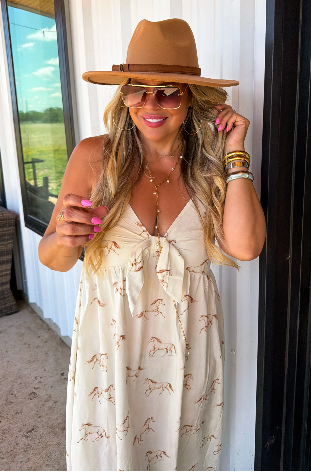 *PREORDER* WESTERN CHARM MAXI DRESS - THREE COLORS