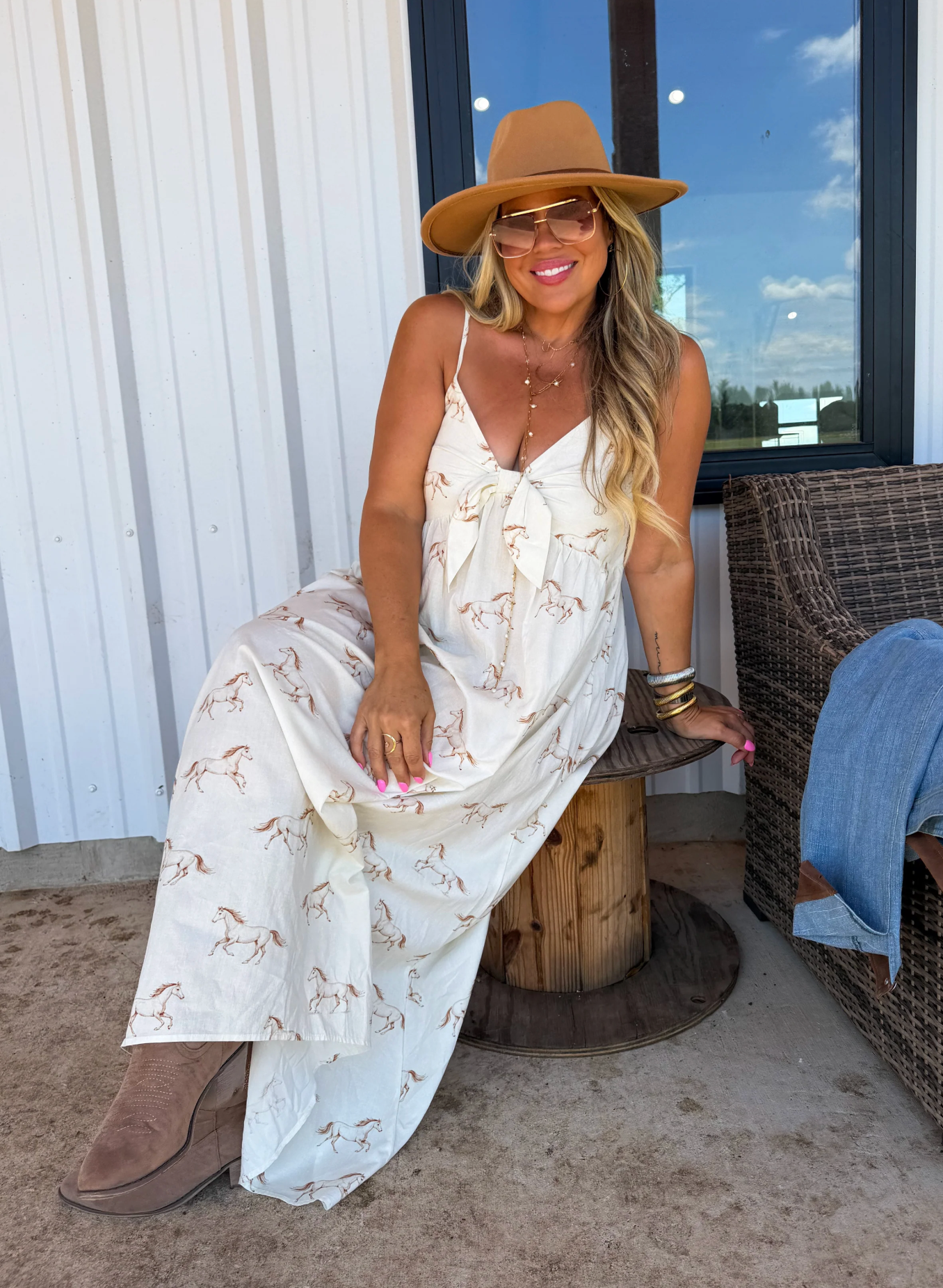 *PREORDER* WESTERN CHARM MAXI DRESS - THREE COLORS