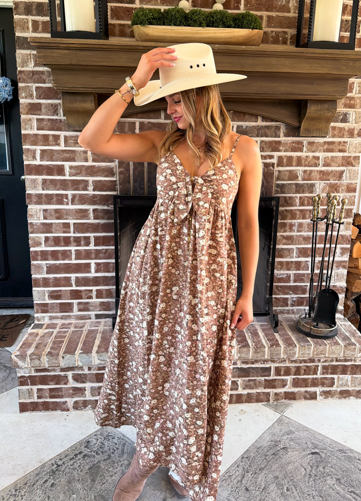 *PREORDER* WESTERN CHARM MAXI DRESS - THREE COLORS