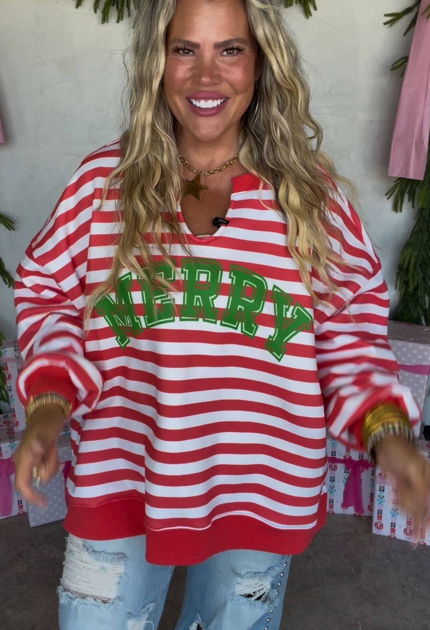 *PREORDER* JOLLY & MERRY OVERSIZED PULLOVER - THREE COLORS