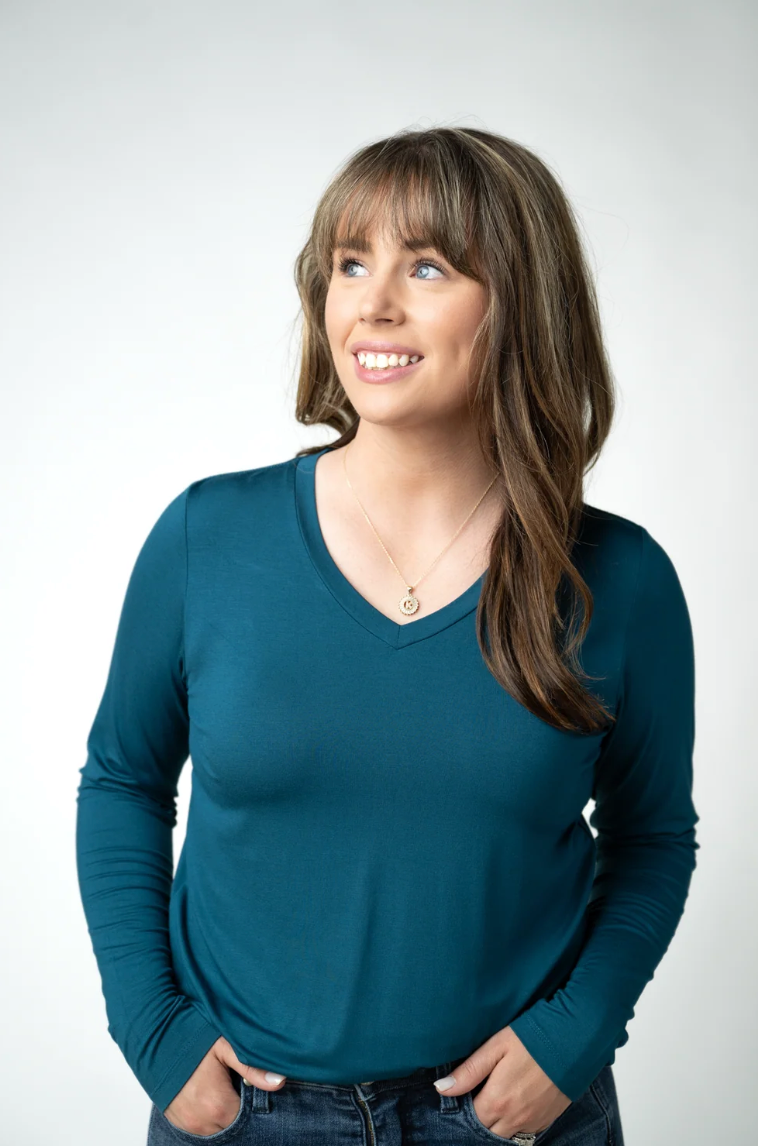 Larissa Long Sleeve - Teal