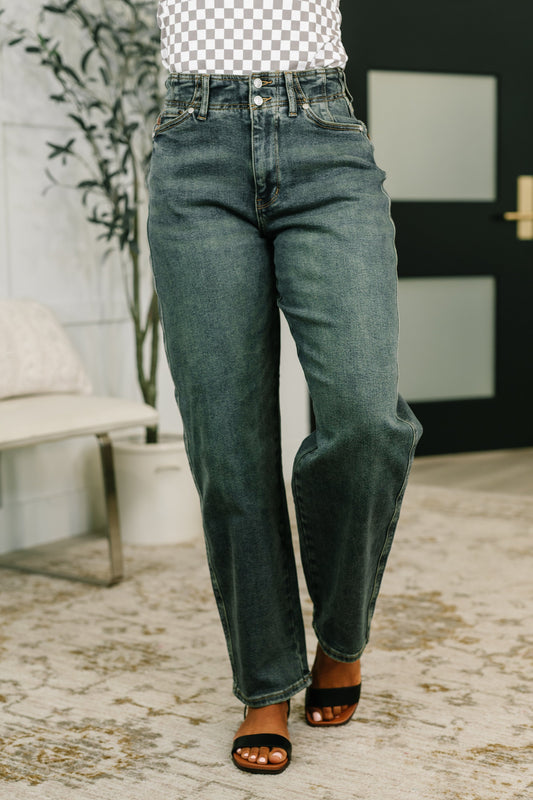 JUDY BLUE HIGH WAIST MARLOW JEAN w/ HOLLYWOOD WAIST