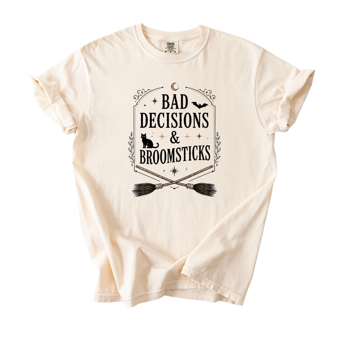 *PREORDER* BAD DECISIONS & BROOMSTICKS GRAPHIC TEE - THREE COLORS