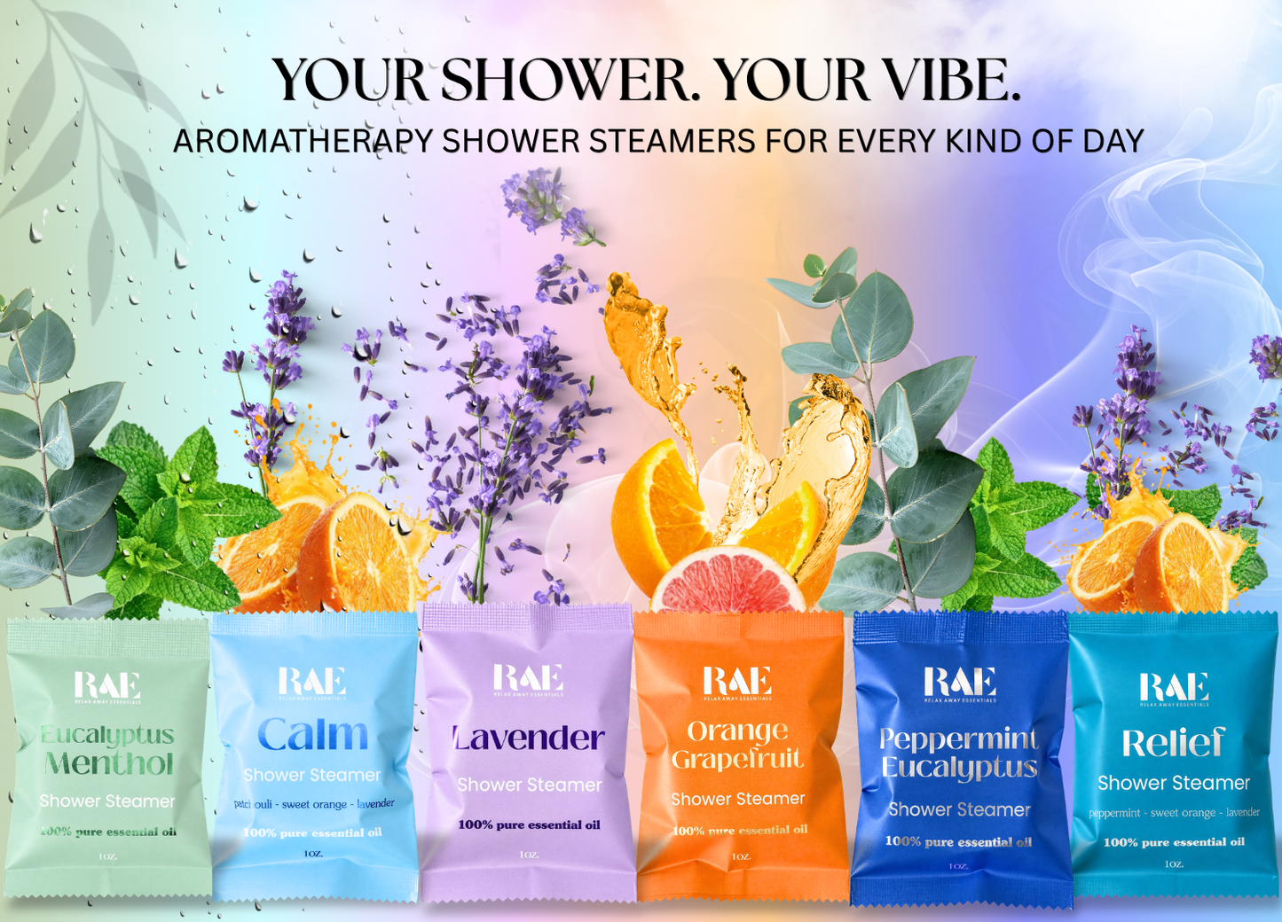 Variety Pack Shower Steamers 6 Pack