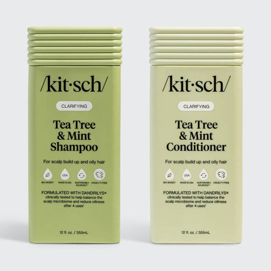 KITSCH CLARIFYING TEA TREE & MINT SHAMPOO & CONDITIONER COMBO