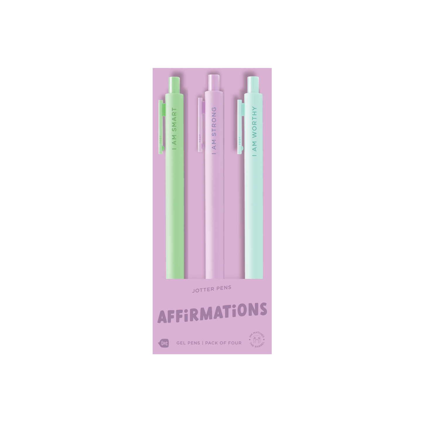JOTTER GEL PEN SET - AFFIRMATIONS - THREE PACK