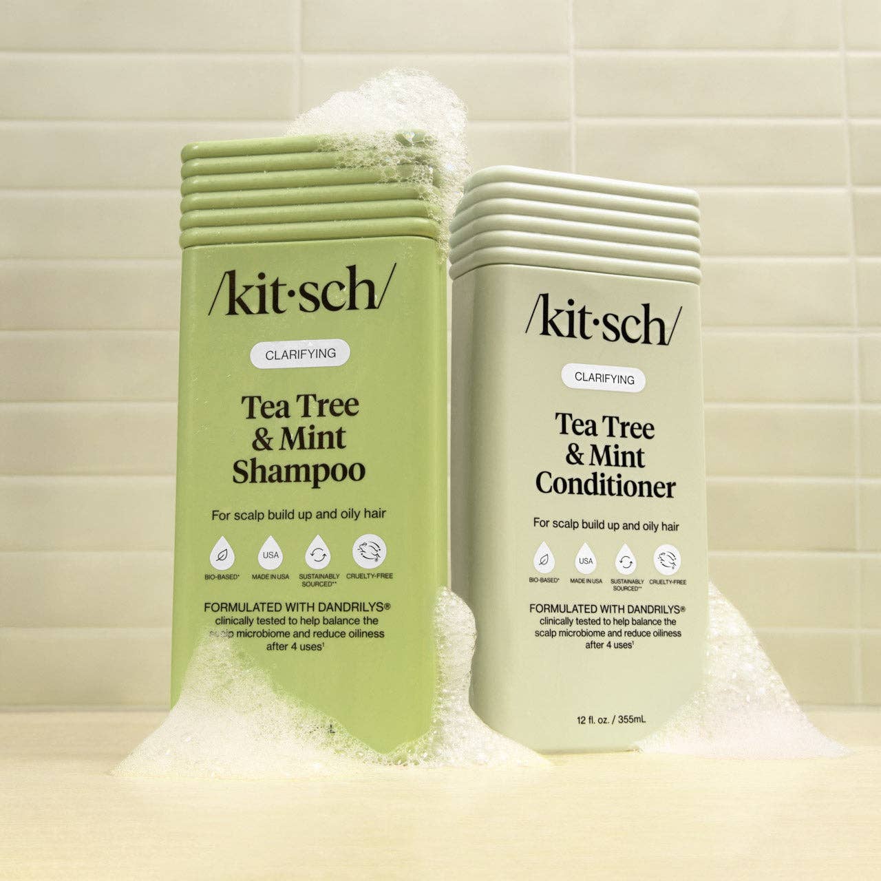 KITSCH CLARIFYING TEA TREE & MINT SHAMPOO & CONDITIONER COMBO