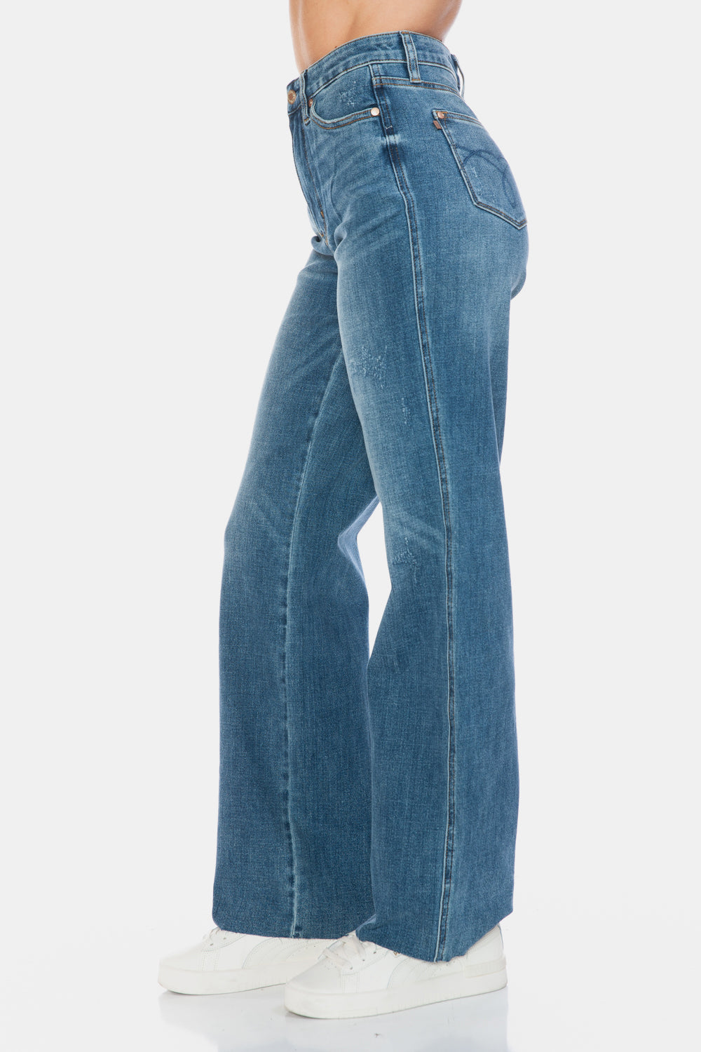 JUDY BLUE HIGH RISE TUMMY CONTROL STRAIGHT LEG JEANS