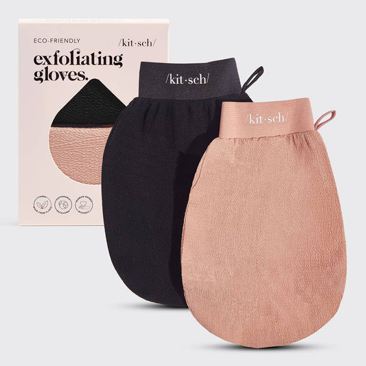 KITSCH EXFOLIATING GLOVE SET