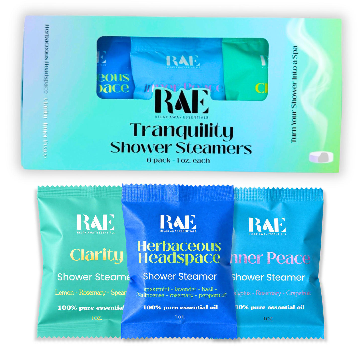 Tranquility Shower Steamers 6 Pack
