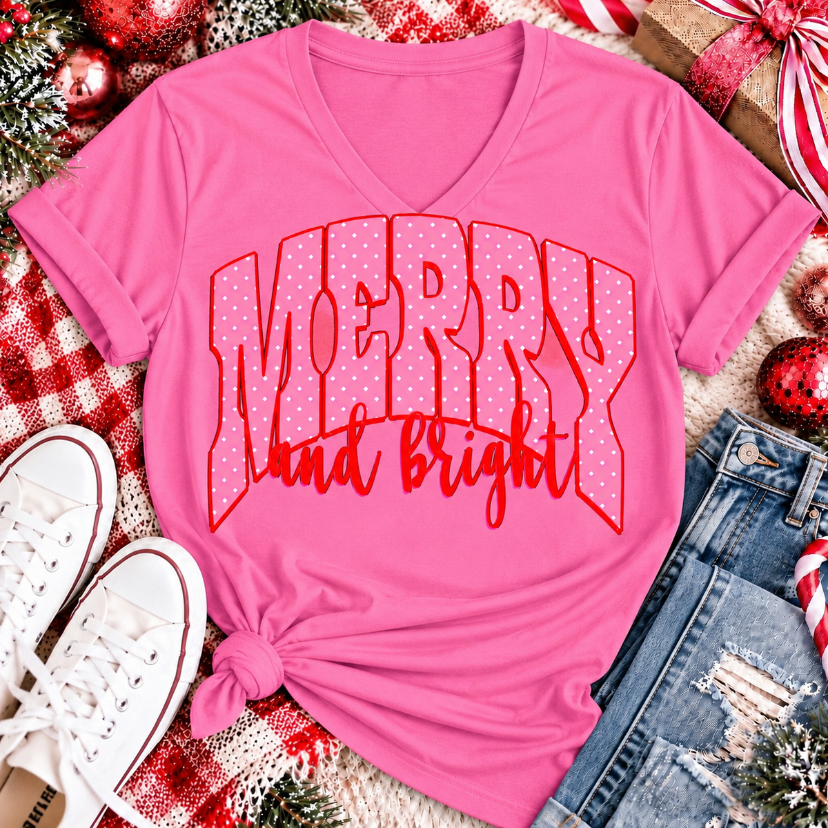 Merry and Bright Graphic Apparel