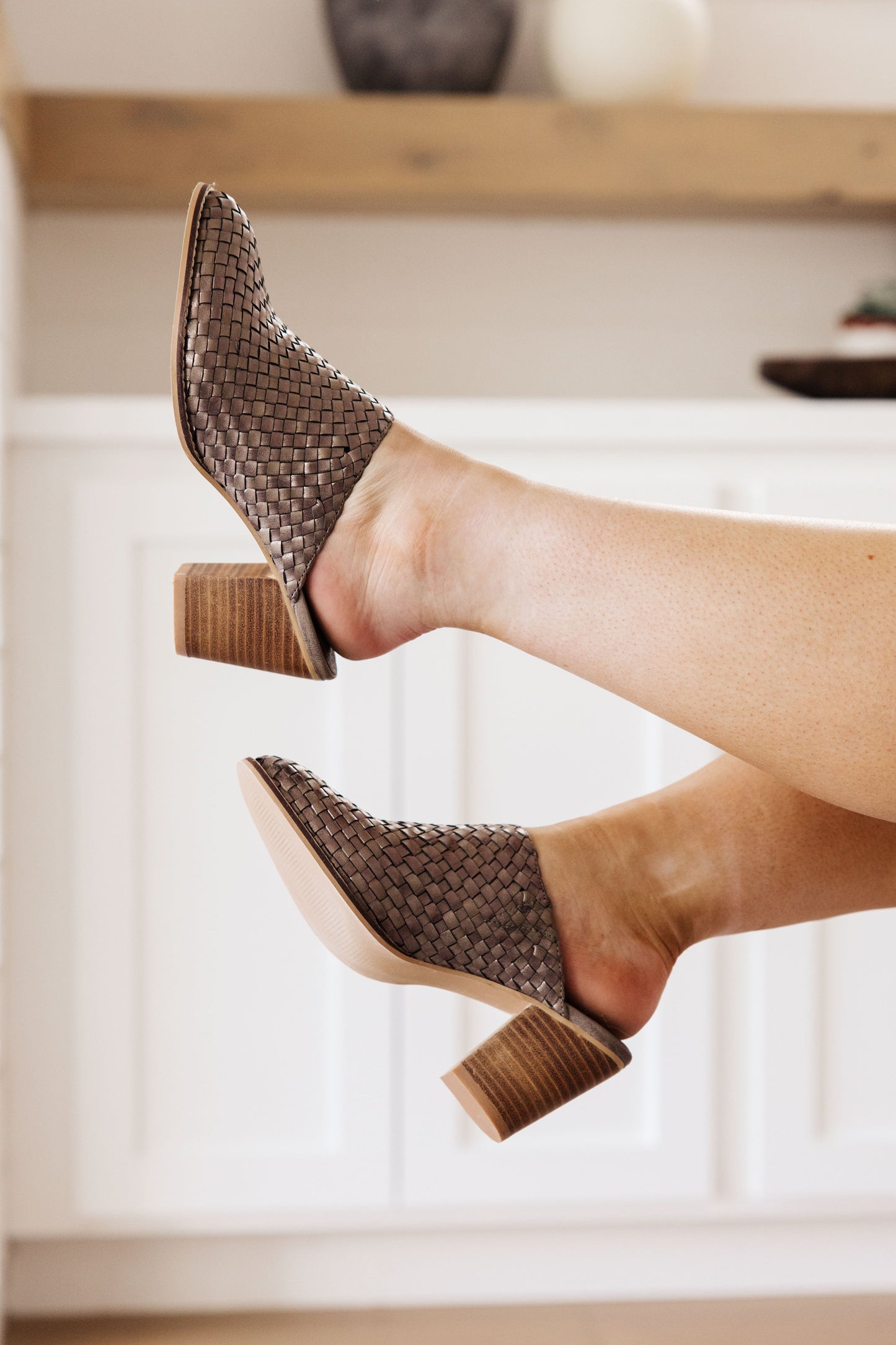 CORKY'S LIFE IS GOURD WOVEN MULES in BRONZE